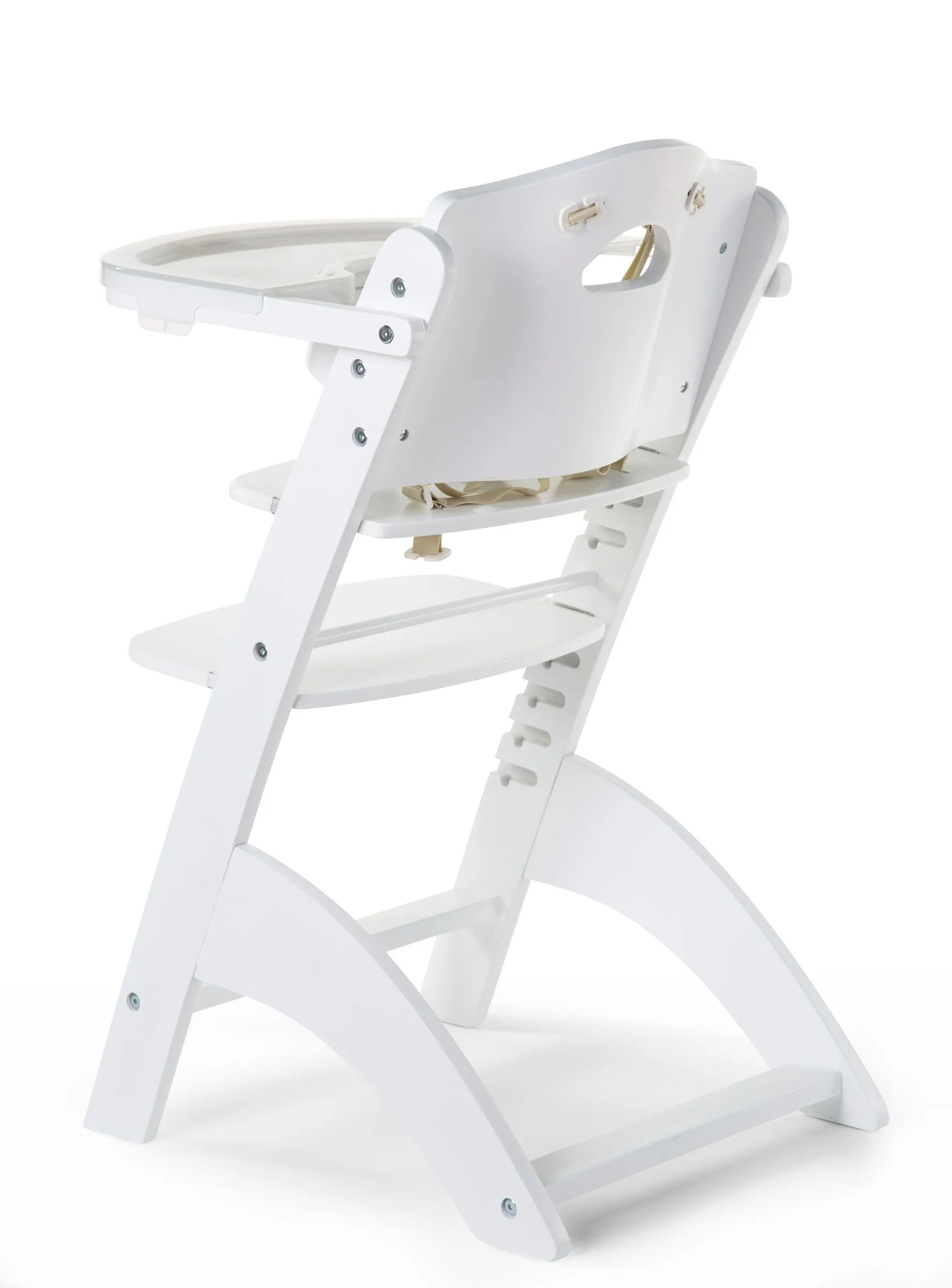 [1 yr local warranty] Childhome Lambda 3 Baby High Chair   Feeding Tray - White