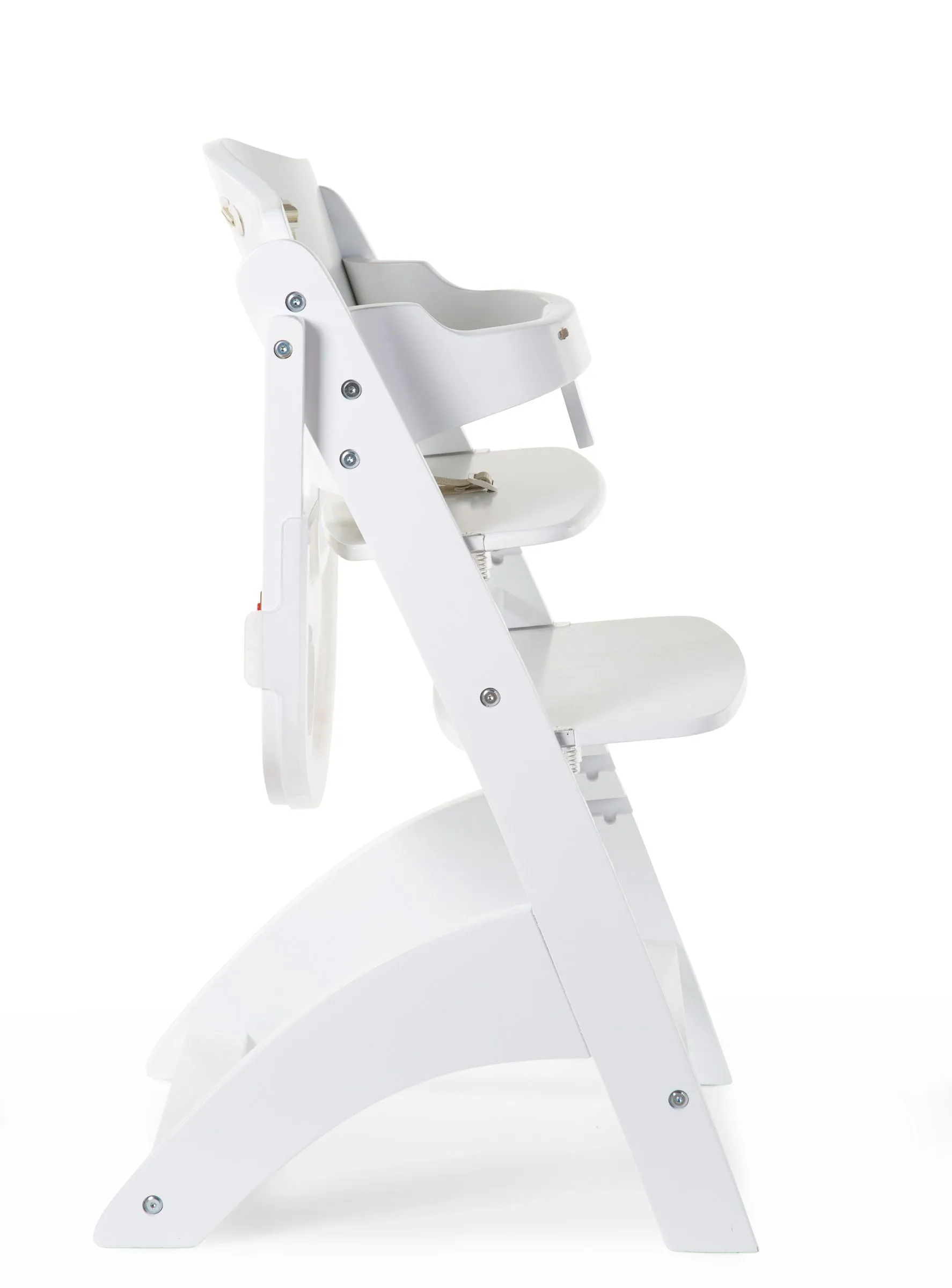 [1 yr local warranty] Childhome Lambda 3 Baby High Chair   Feeding Tray - White