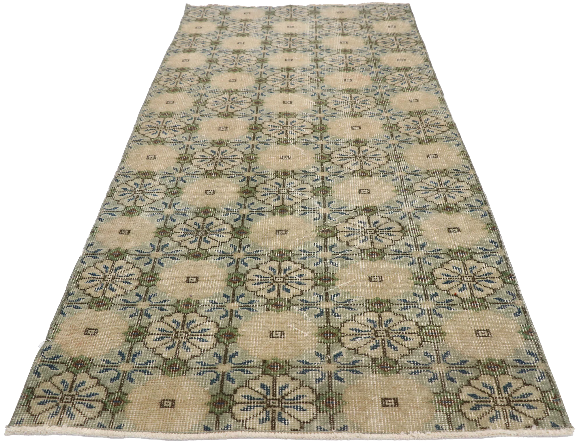 3’8” x 8’6” Zeki Muren Vintage Sivas Runner
