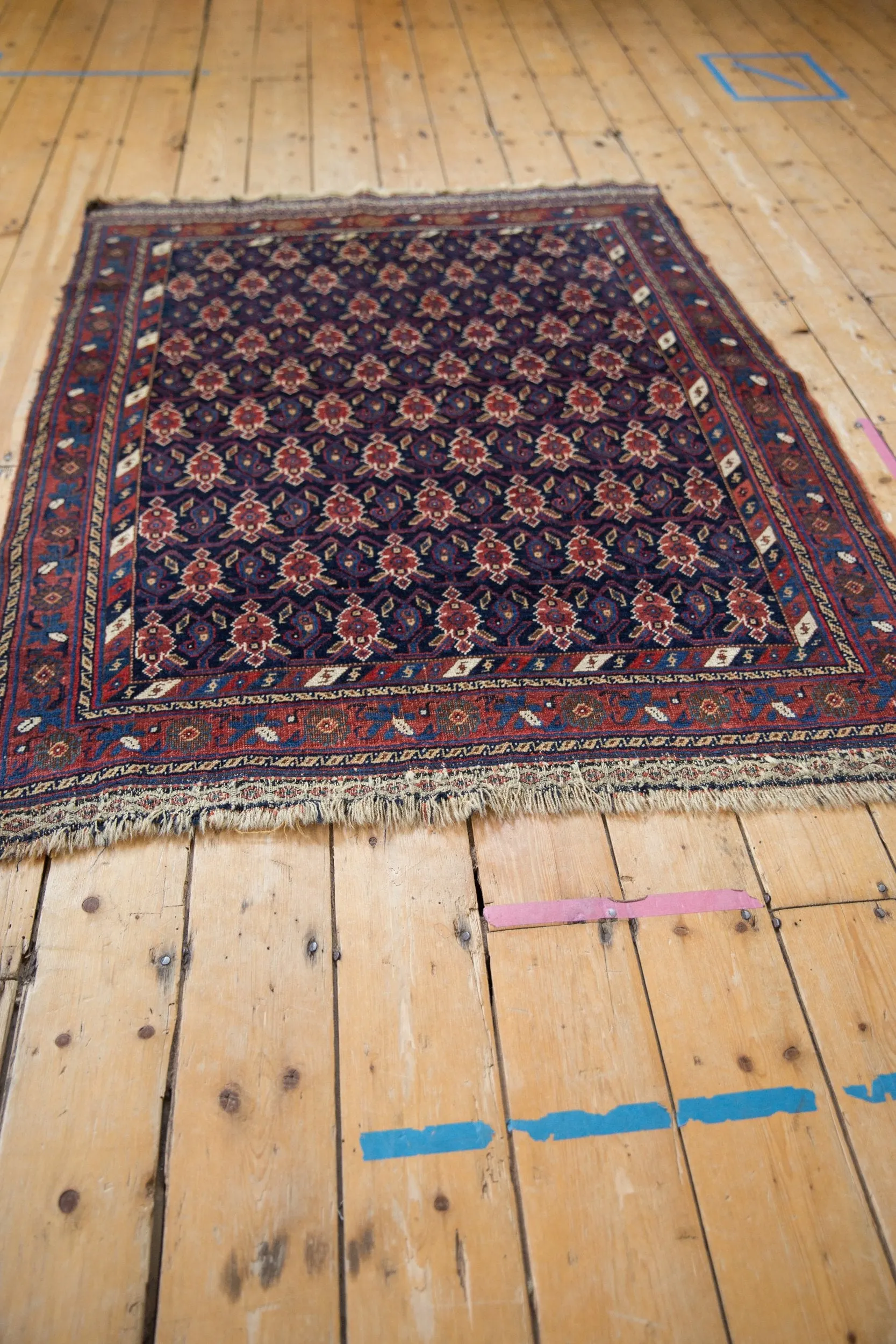 4x5.5 Antique Afshar Rug