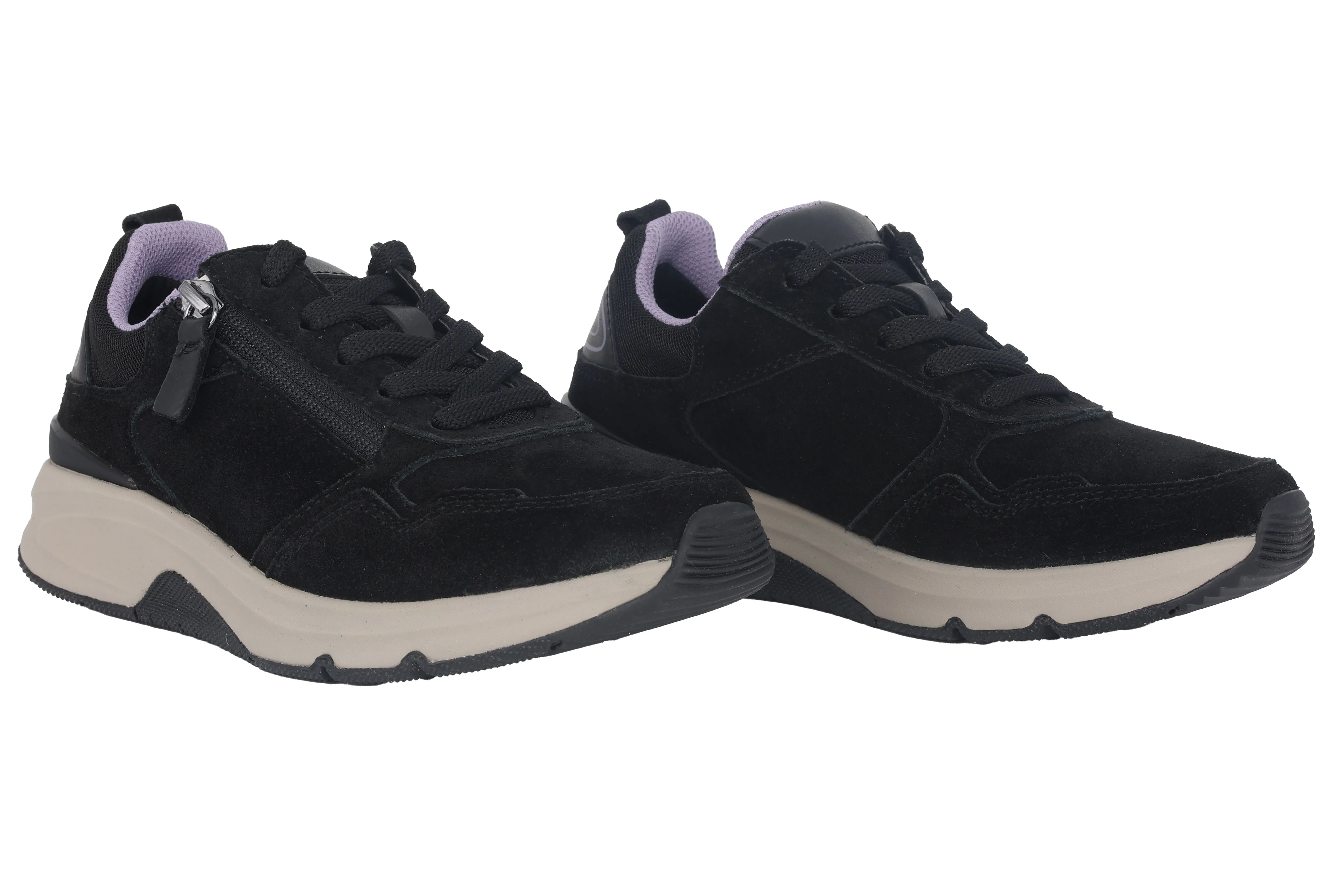 '56.897.47' women's rolling sneaker - black