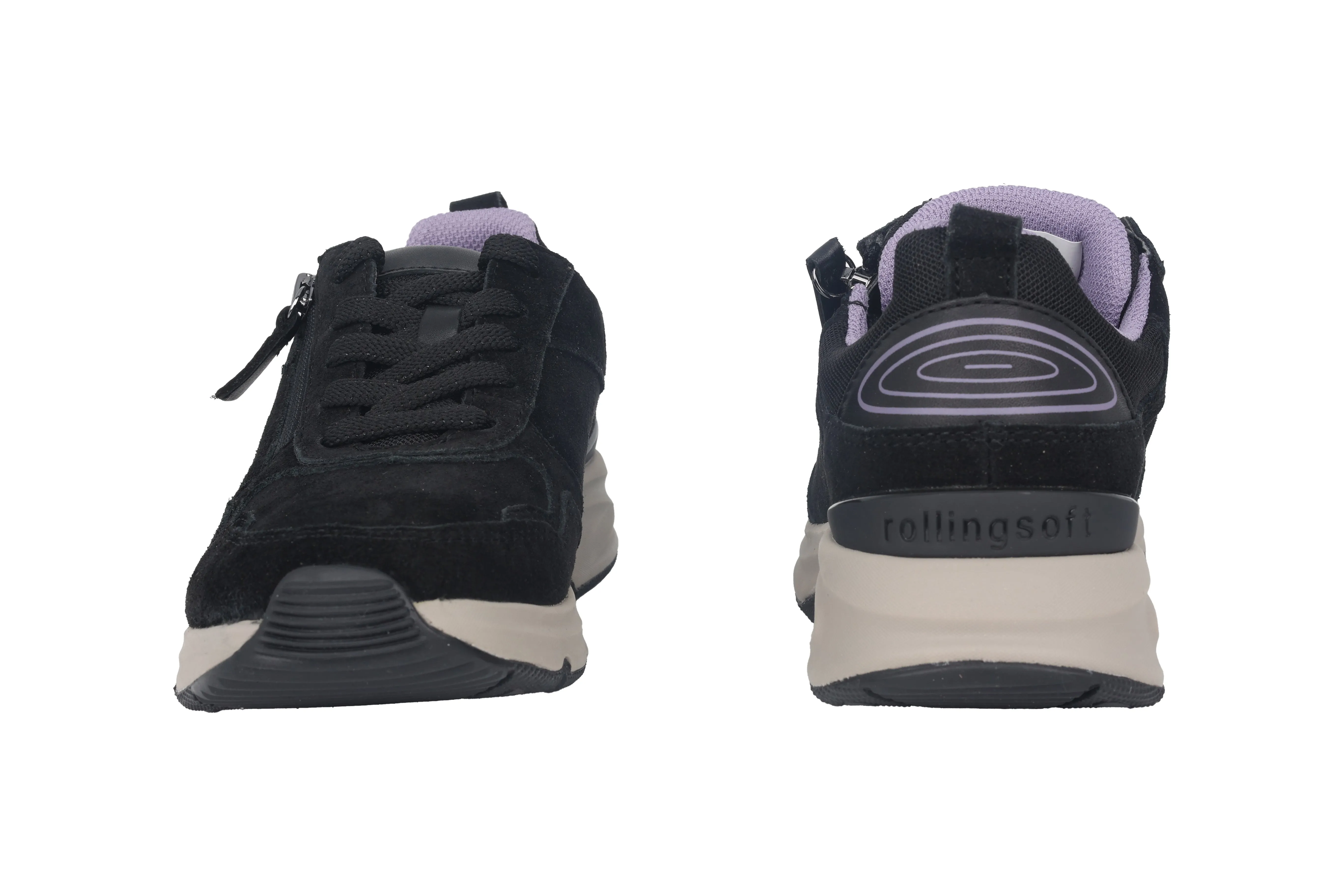 '56.897.47' women's rolling sneaker - black