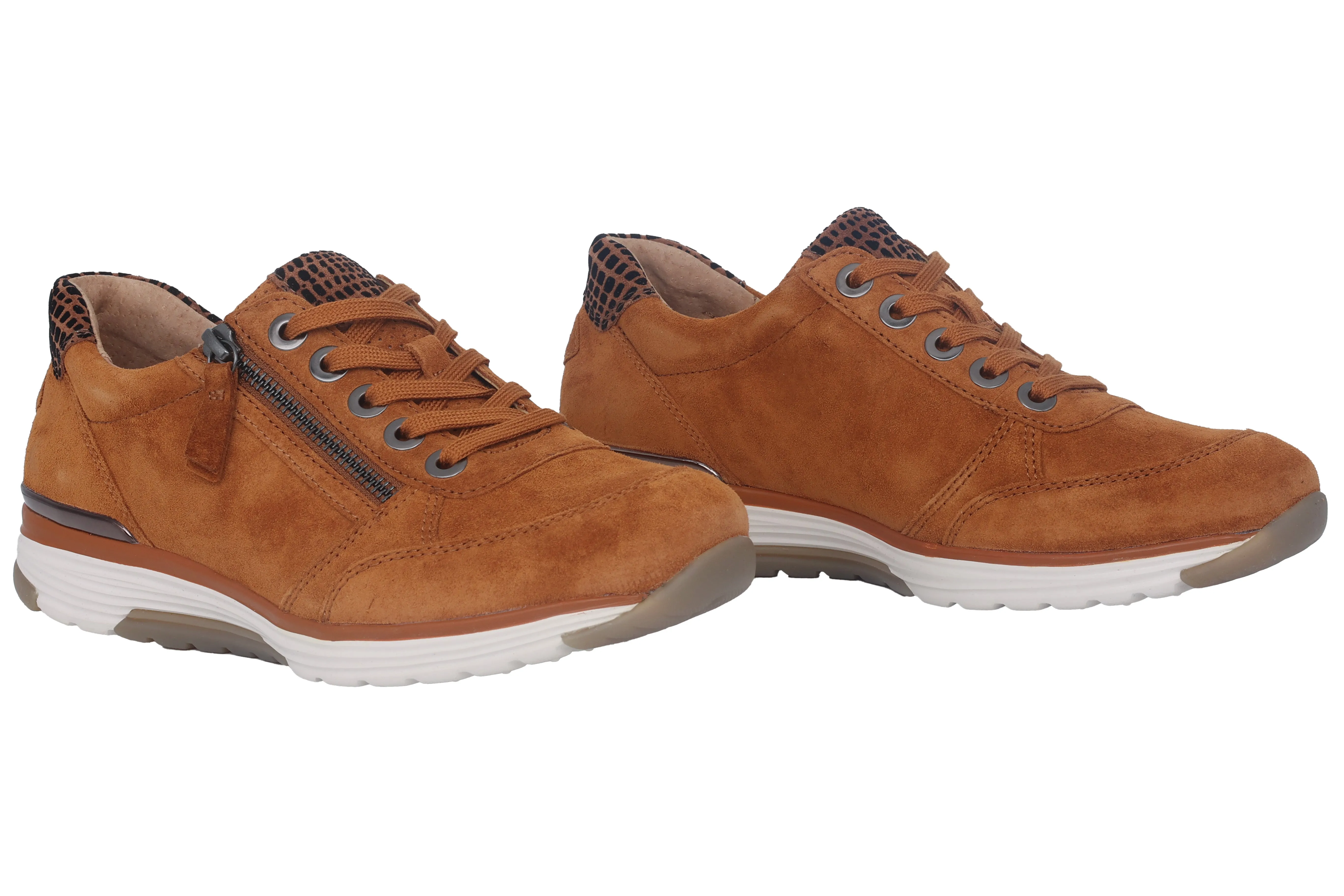 '76.973.01' women's walking rolling sneaker - Brown