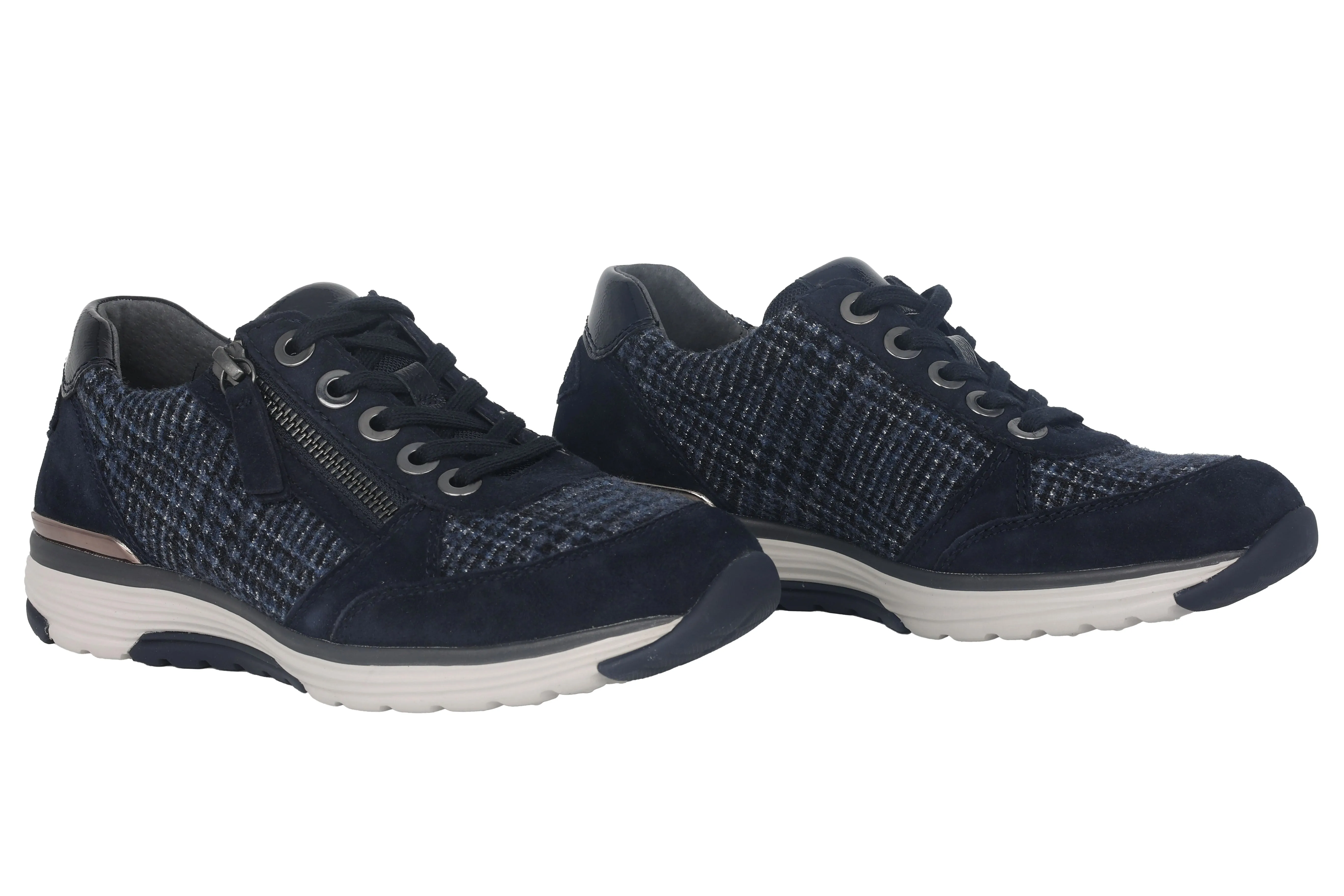 '76.973.66' women's walking rolling sneaker - blue