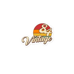 84 - Vintage Sunset 1984 Vinyl Stickers
