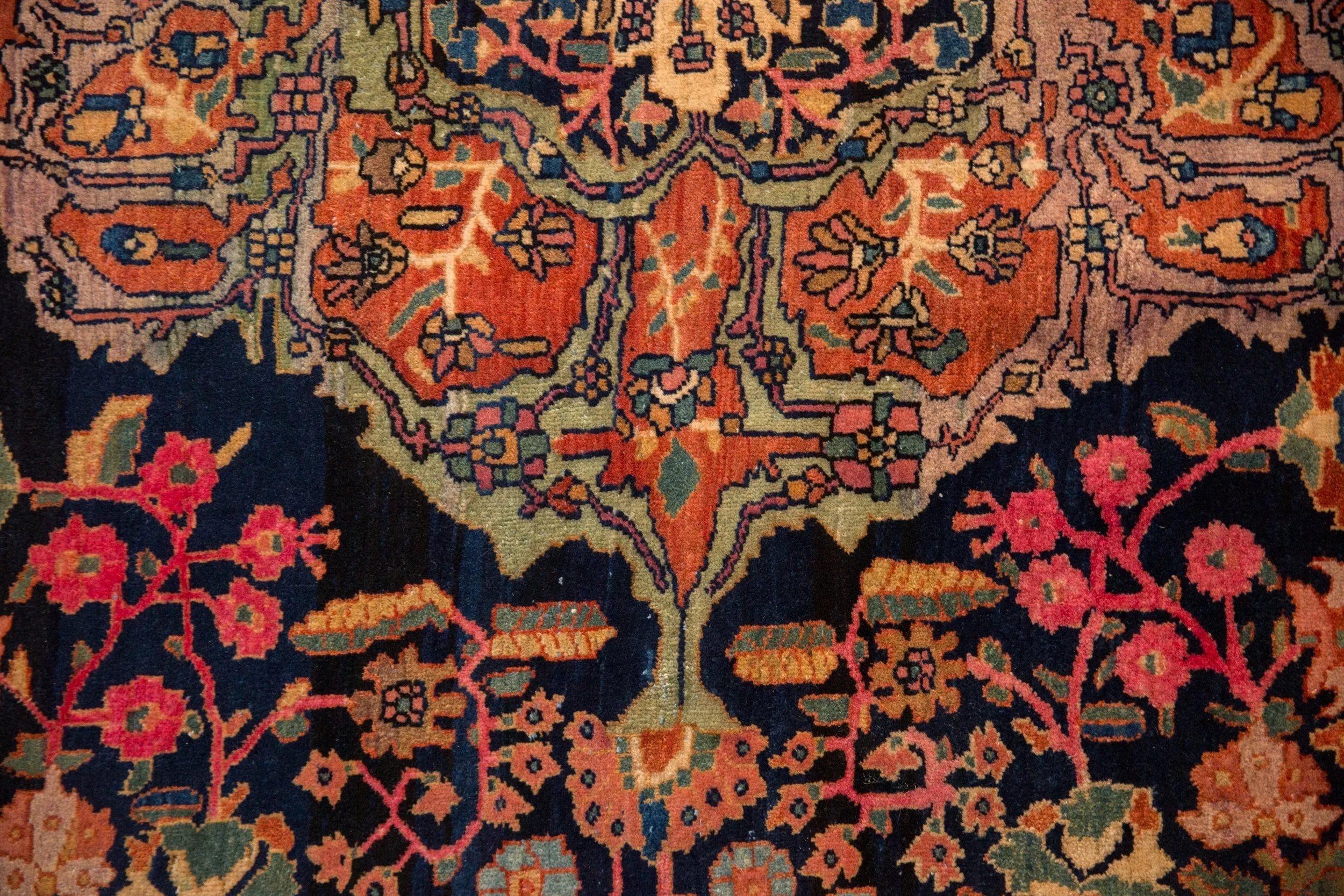 8.5x12.5 Antique Farahan Sarouk Carpet