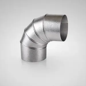90 Degree Segmented Bend, Aluminium Insulation Cladding