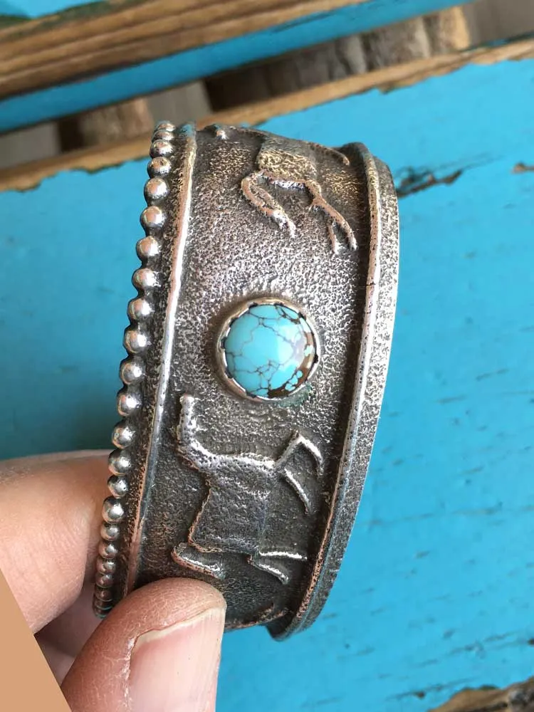 A. Lovato Running Horses Cuff