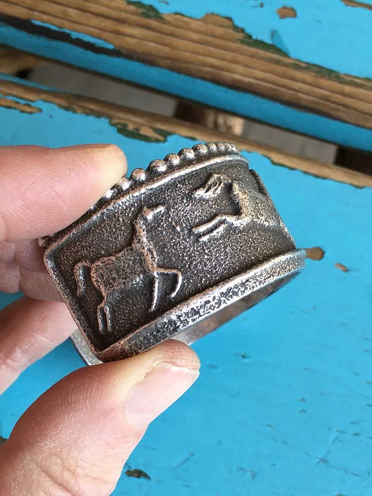 A. Lovato Running Horses Cuff