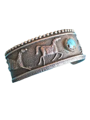 A. Lovato Running Horses Cuff