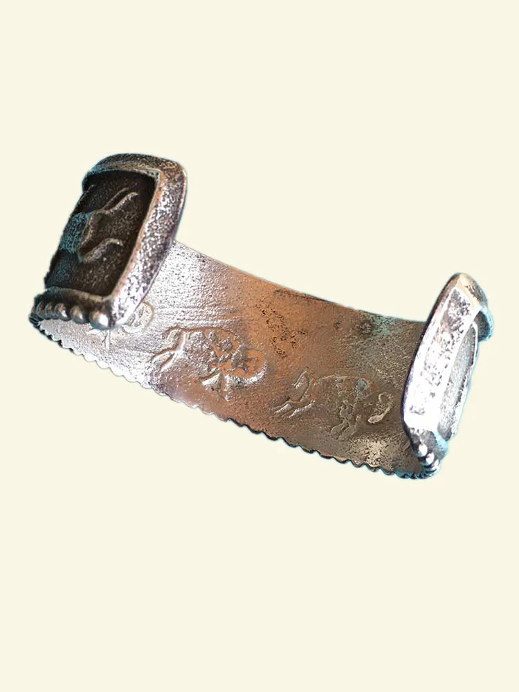 A. Lovato Running Horses Cuff