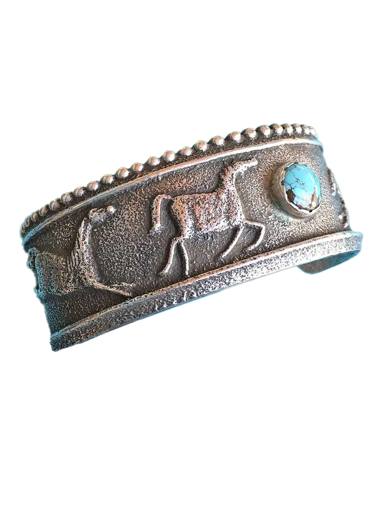 A. Lovato Running Horses Cuff