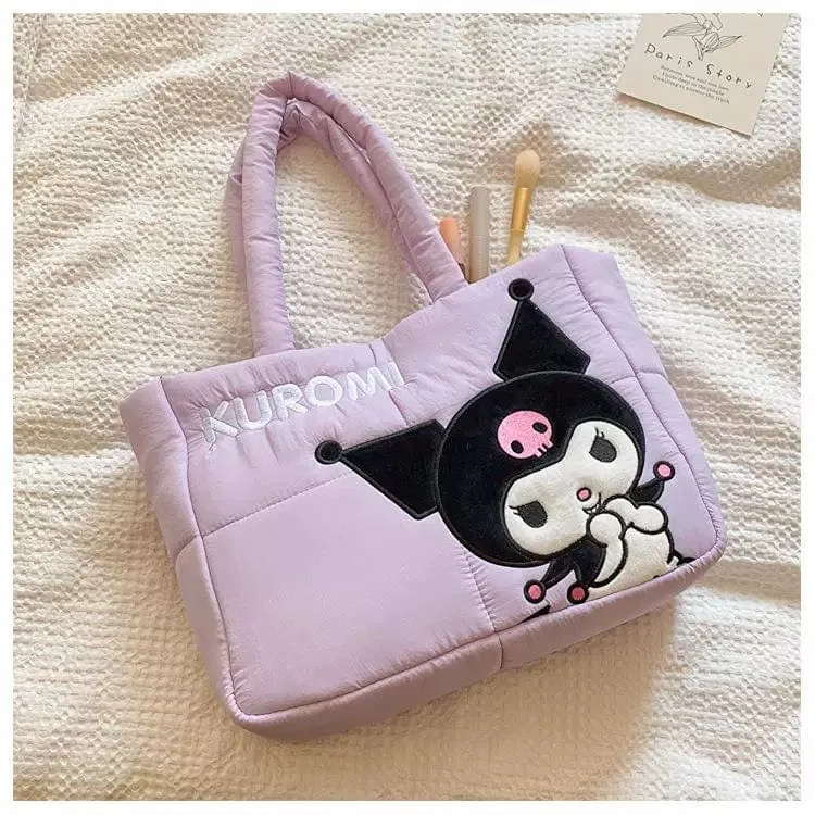 Authentic Sanrio Characters Down-filled Fabric Tote Bag