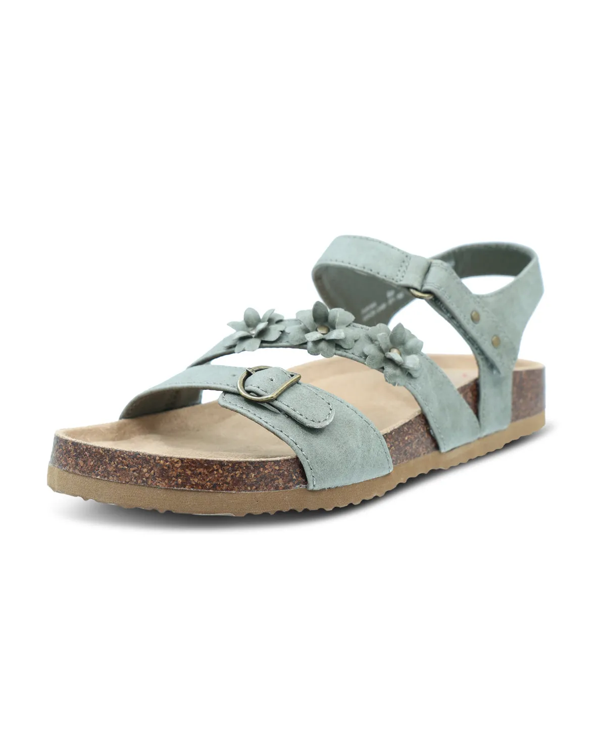 Bare Traps Pravani Footbed Sage Sandal
