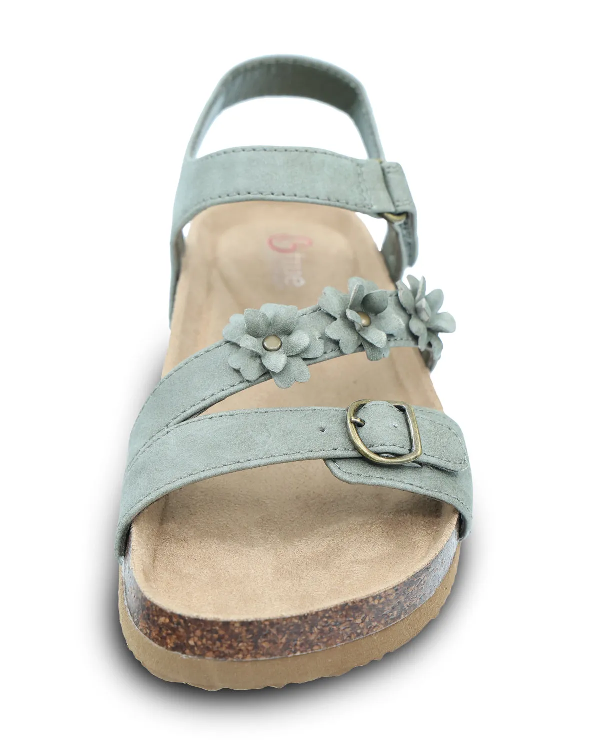 Bare Traps Pravani Footbed Sage Sandal