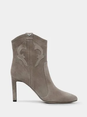 BLAIR MINK SUEDE BOOTIES