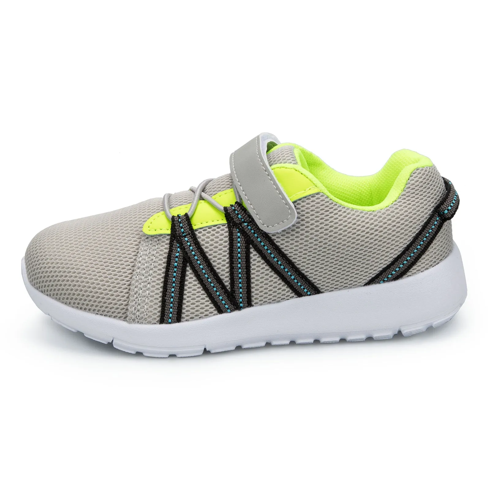 Boys and Girls Athletic Shoes Kids Tennis Running Sneakers Grey - KkomForme