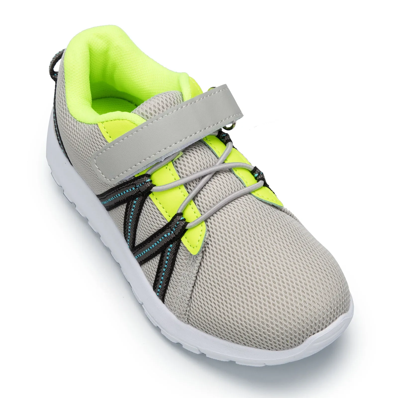Boys and Girls Athletic Shoes Kids Tennis Running Sneakers Grey - KkomForme