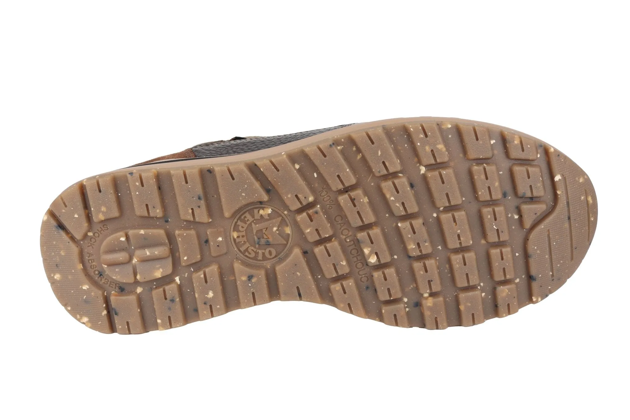 'Bradley' men's lace-up sneaker - green brown