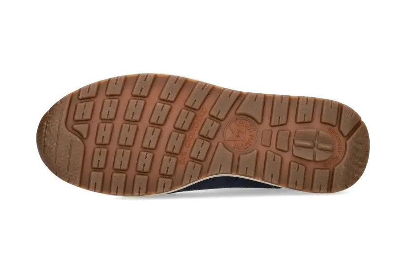 Bradley men's lace-zip sneaker - blue