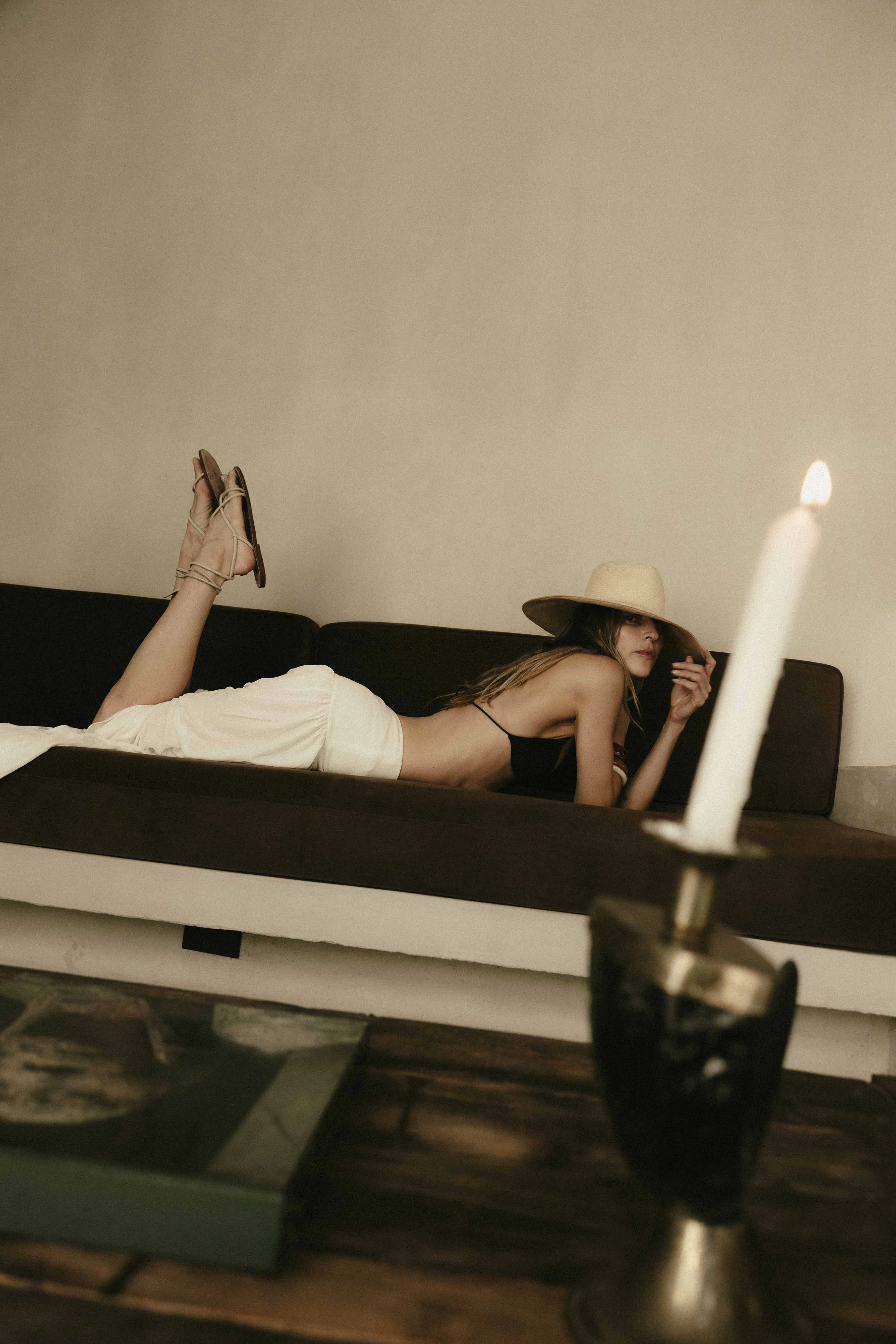 by James Lorenza Sandal in Bone