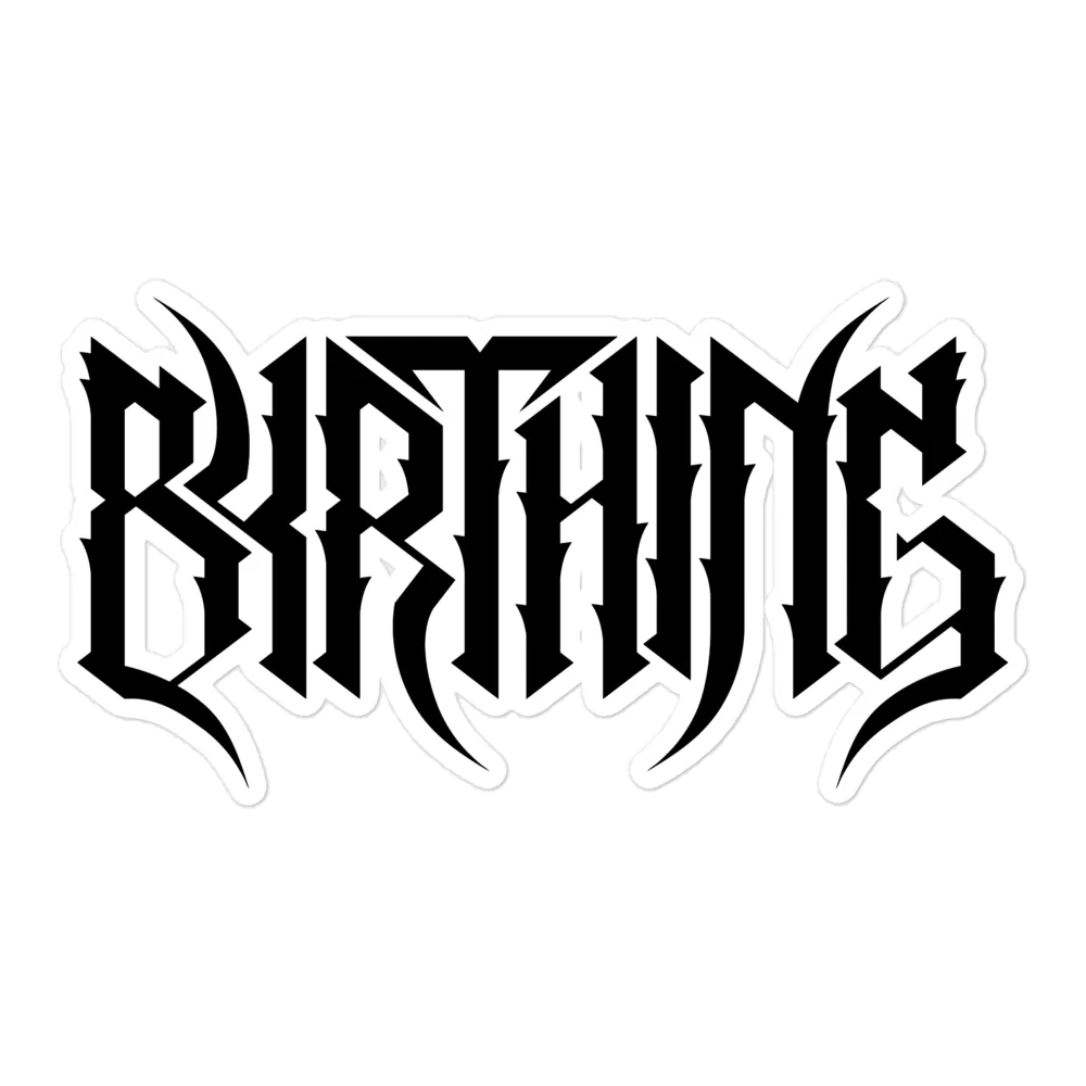 BYRTHING - Logo Stickers