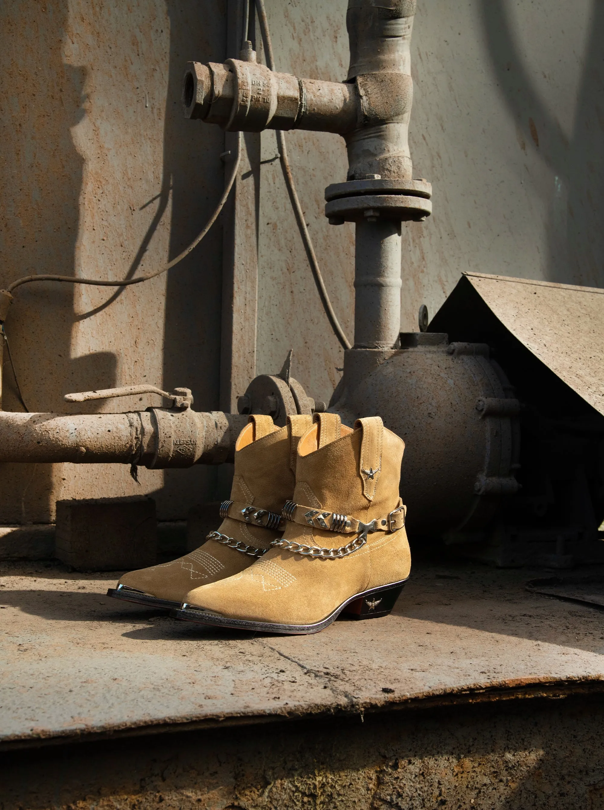 CAMILIA CAMEL SUEDE BOOTIES