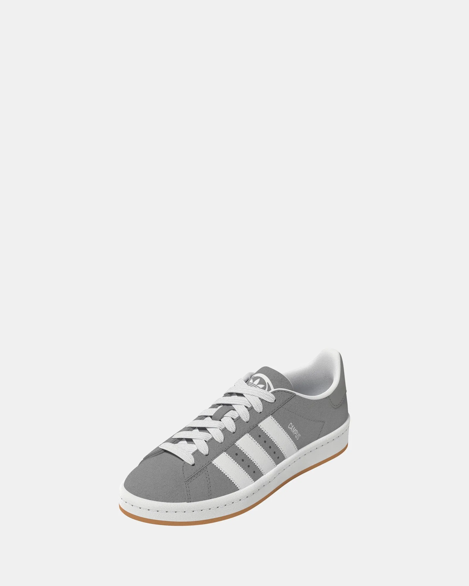 Campus 00s Elastic Lace Grade School Grey/White
