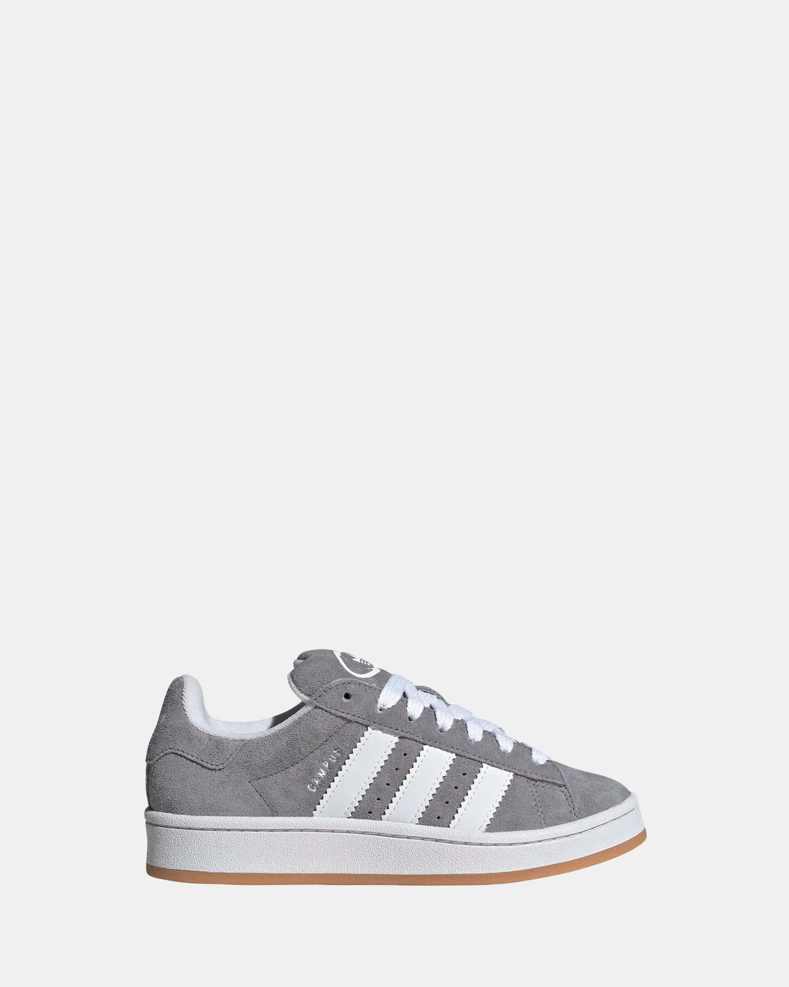 Campus 00s Elastic Lace Grade School Grey/White