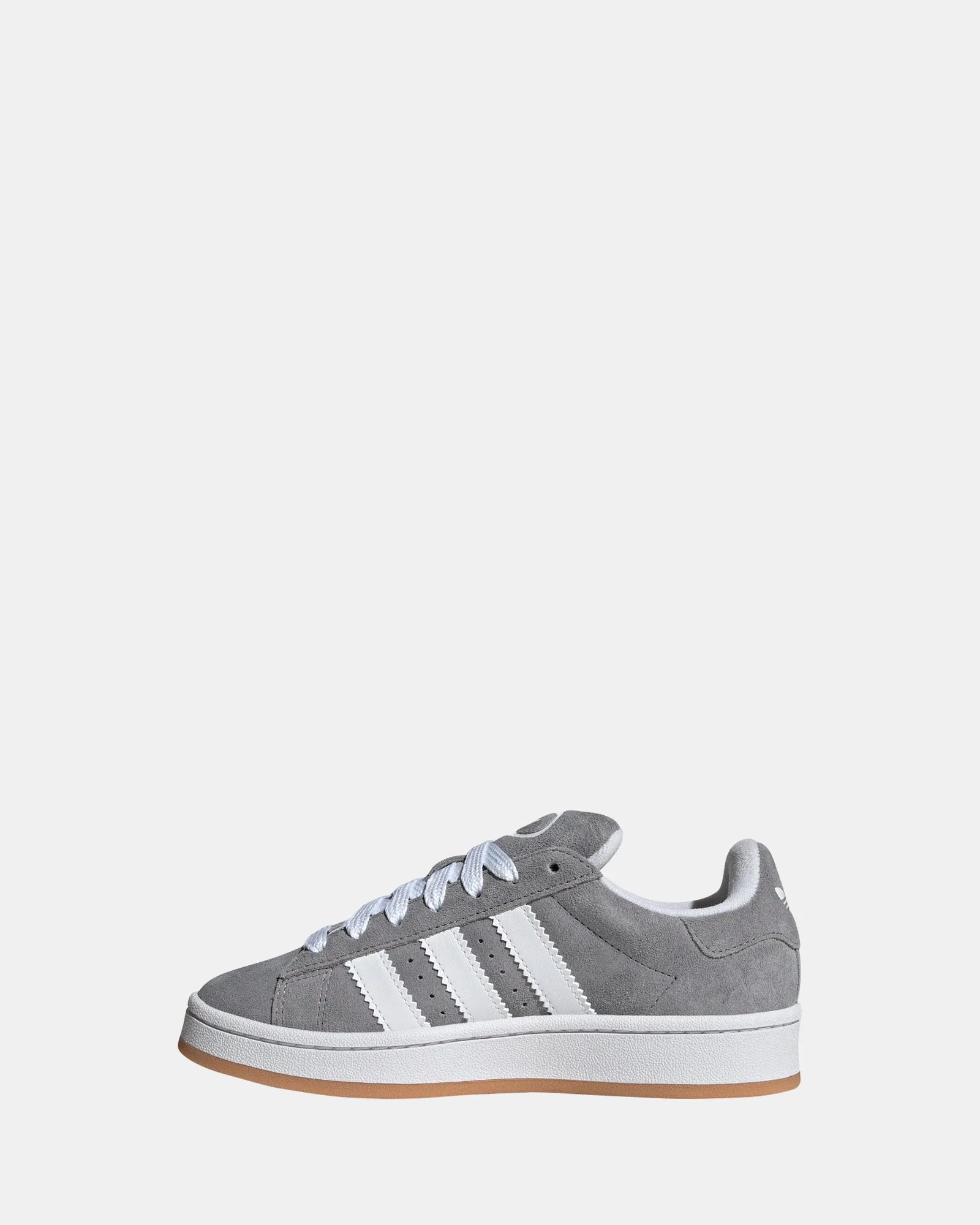 Campus 00s Elastic Lace Grade School Grey/White