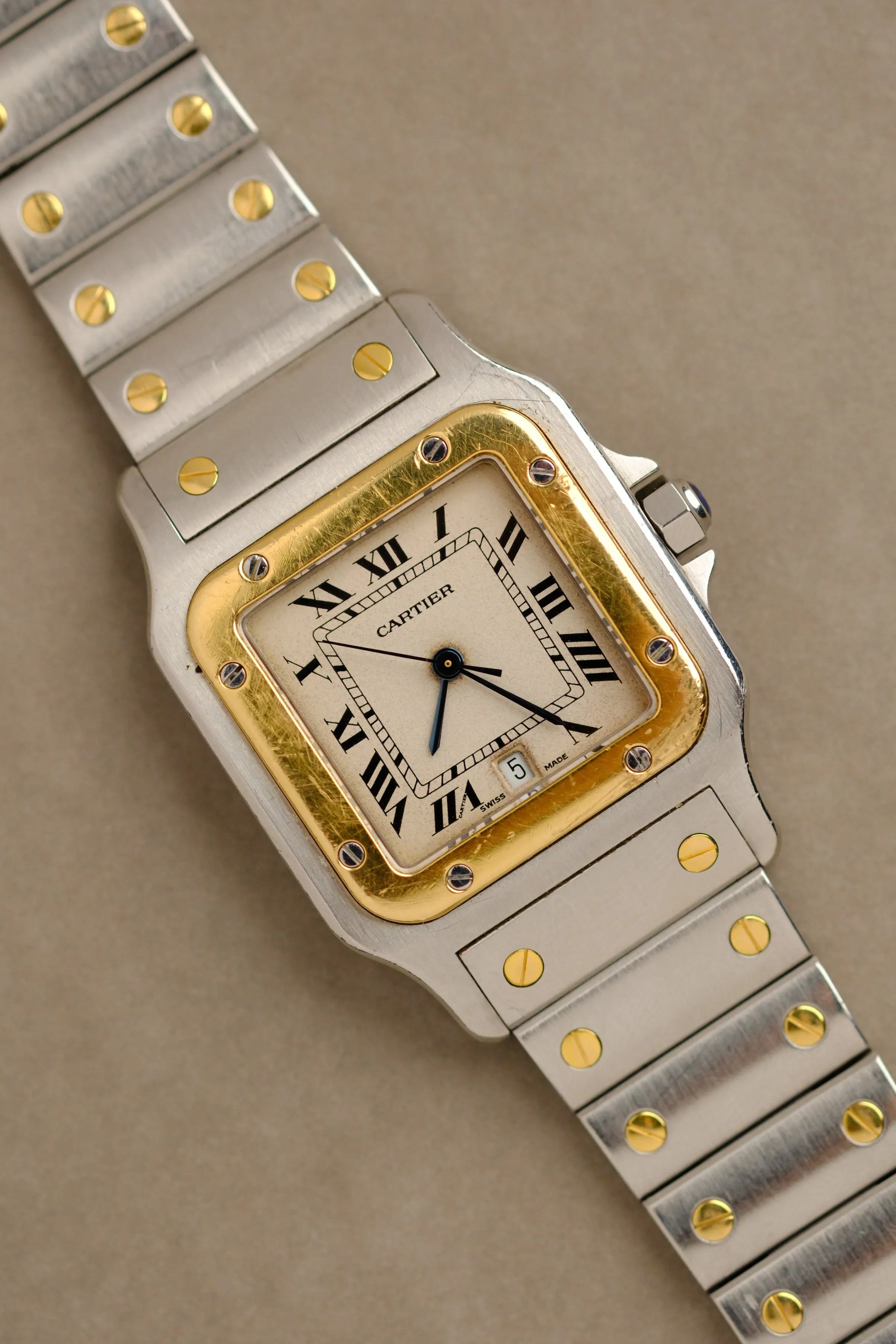 Cartier Santos Galbee 29 mm Warm Tropical Dial