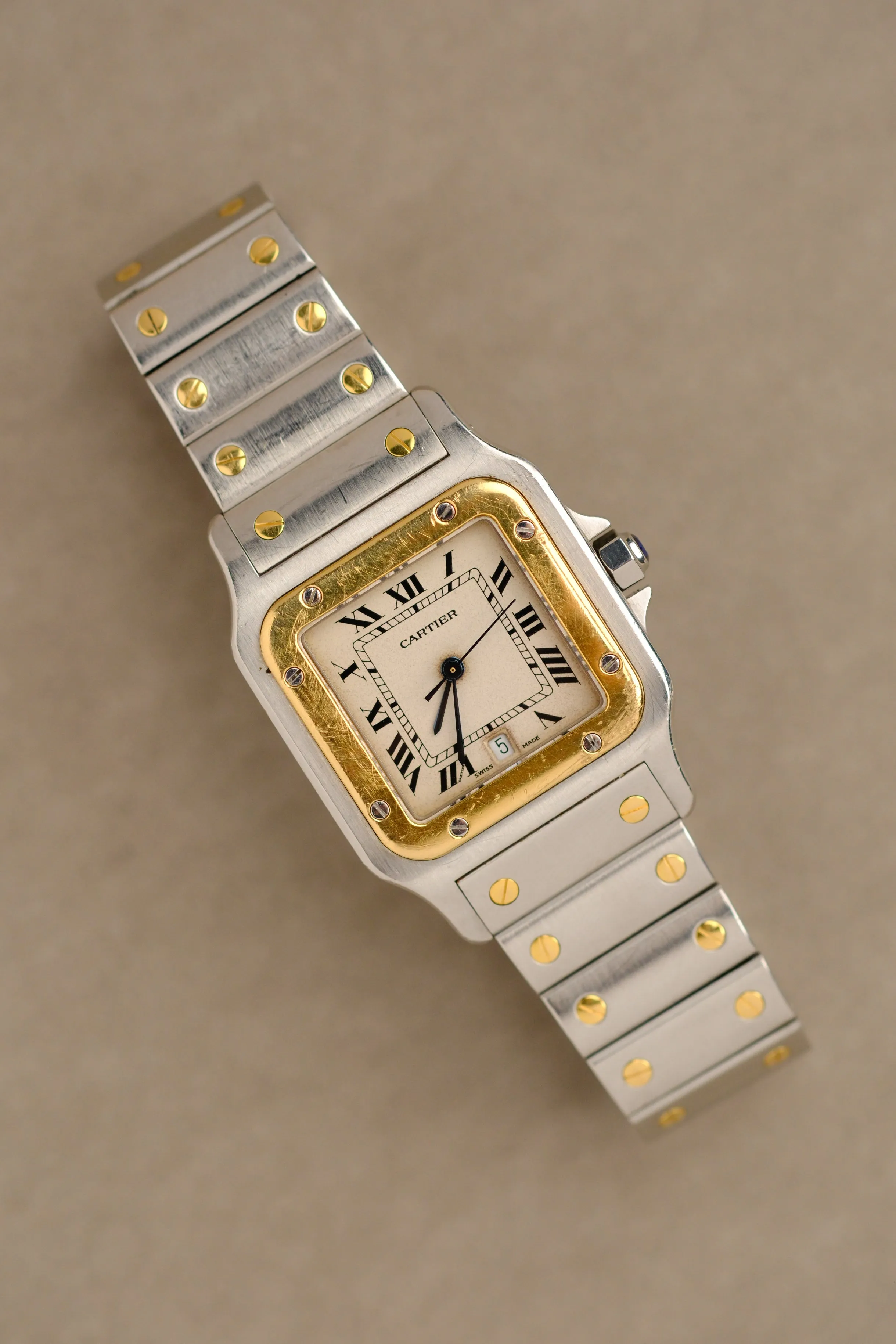 Cartier Santos Galbee 29 mm Warm Tropical Dial