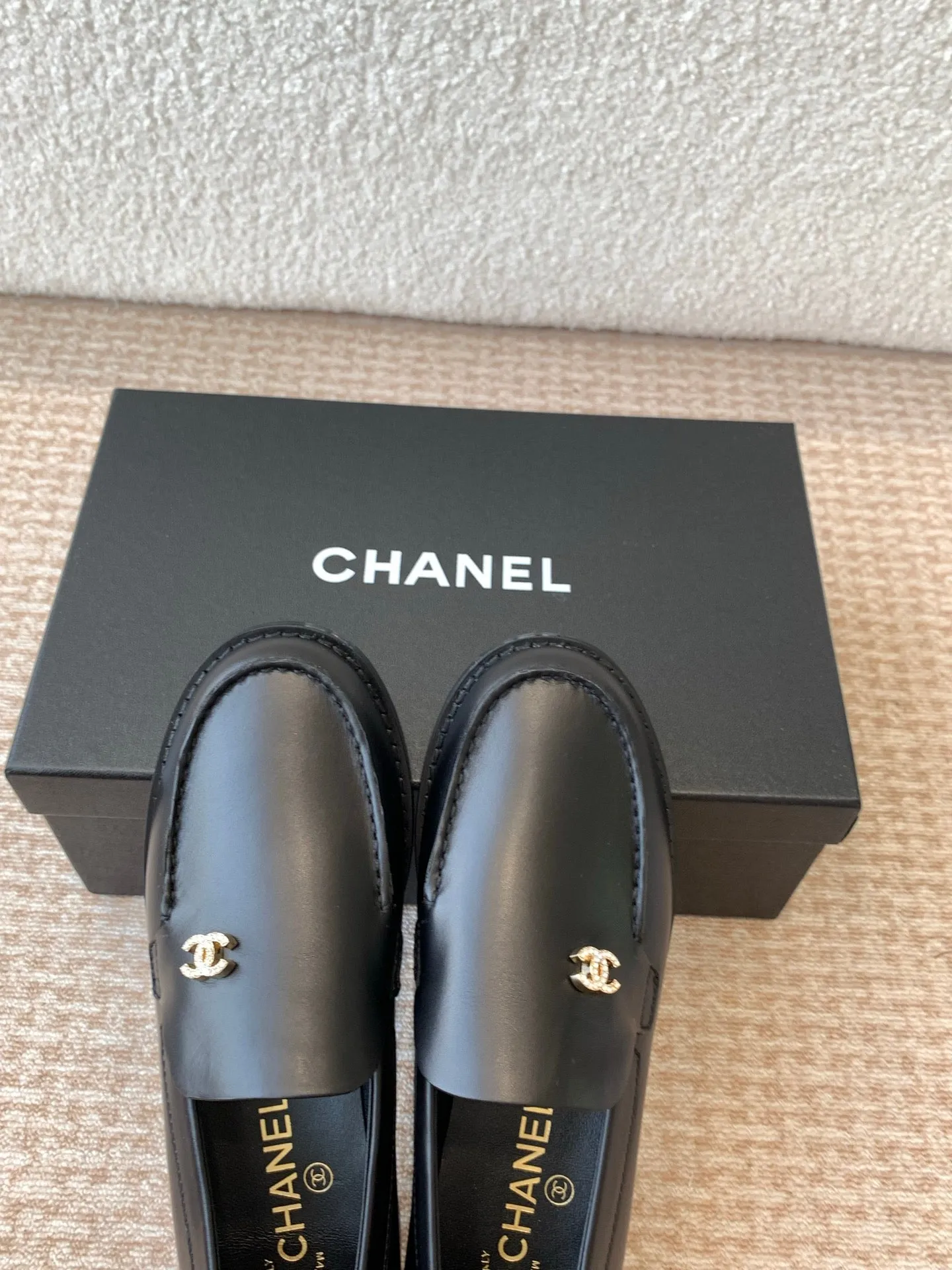 CC 25S Loafer Black Calfskin