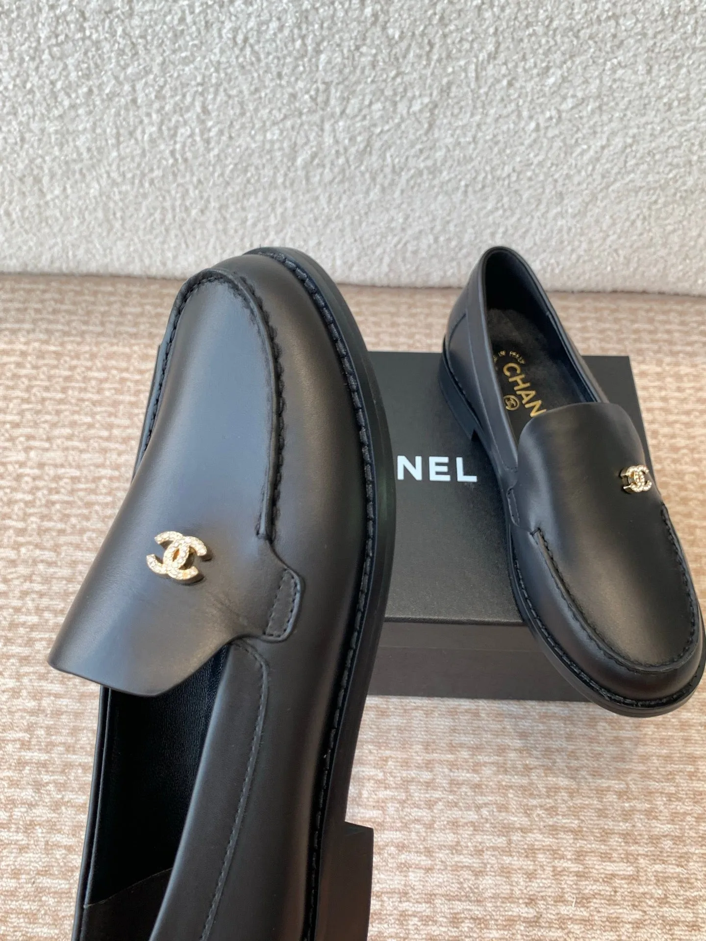 CC 25S Loafer Black Calfskin
