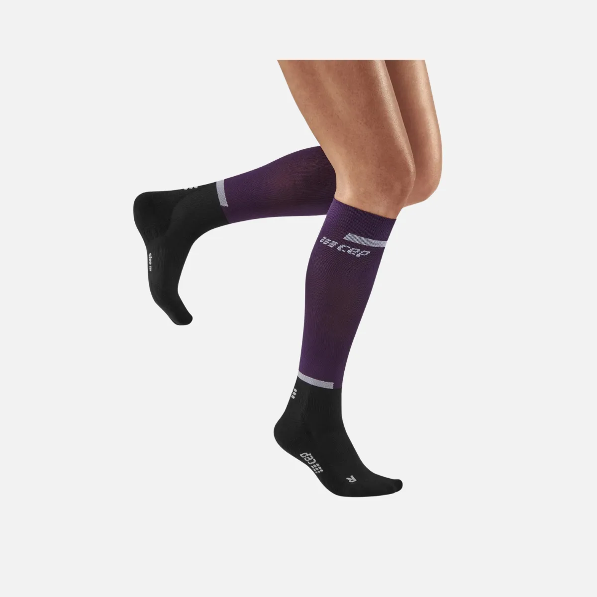 Cep The Run Compression 4.0 Women's Tall Socks -Violet/Black