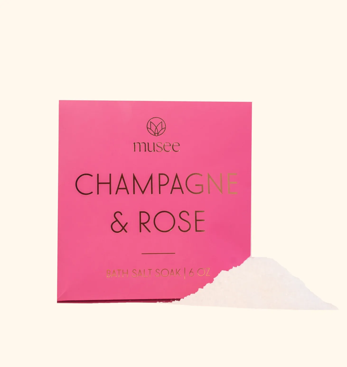 Champagne & Rose Mini Salt Soak