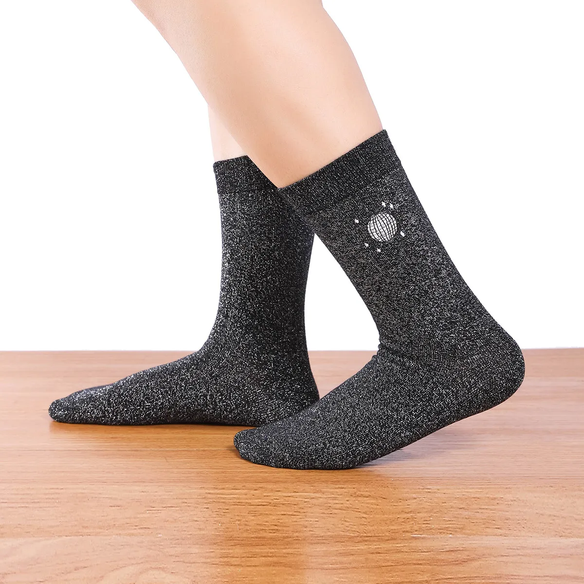 Chaussettes Hautes Party pailletées (Lotx5)