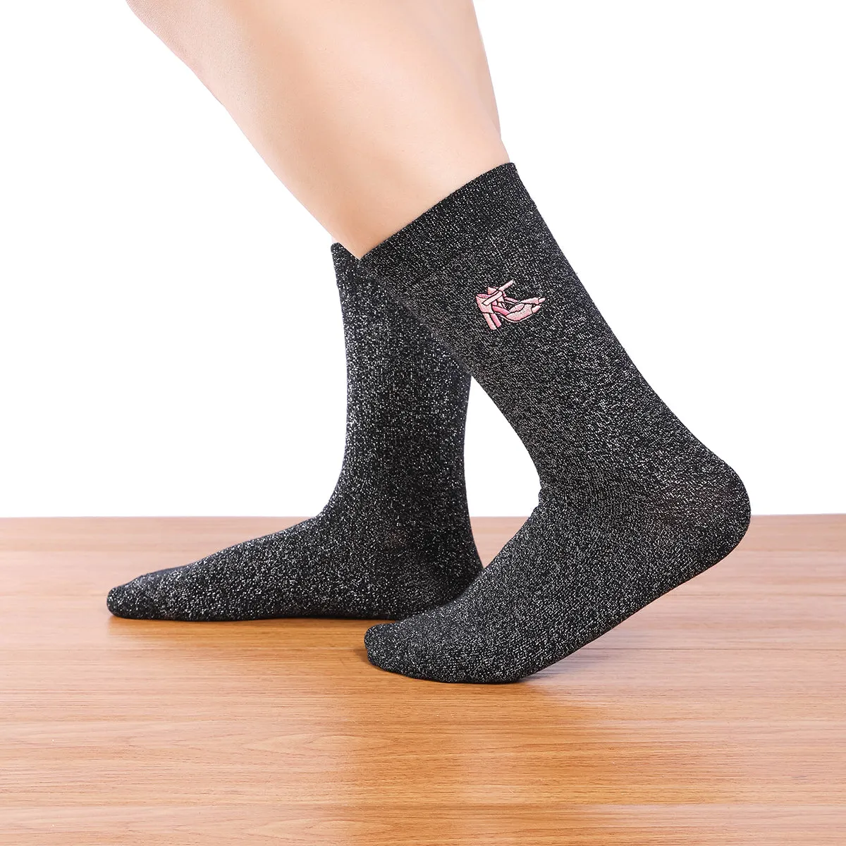 Chaussettes Hautes Party pailletées (Lotx5)