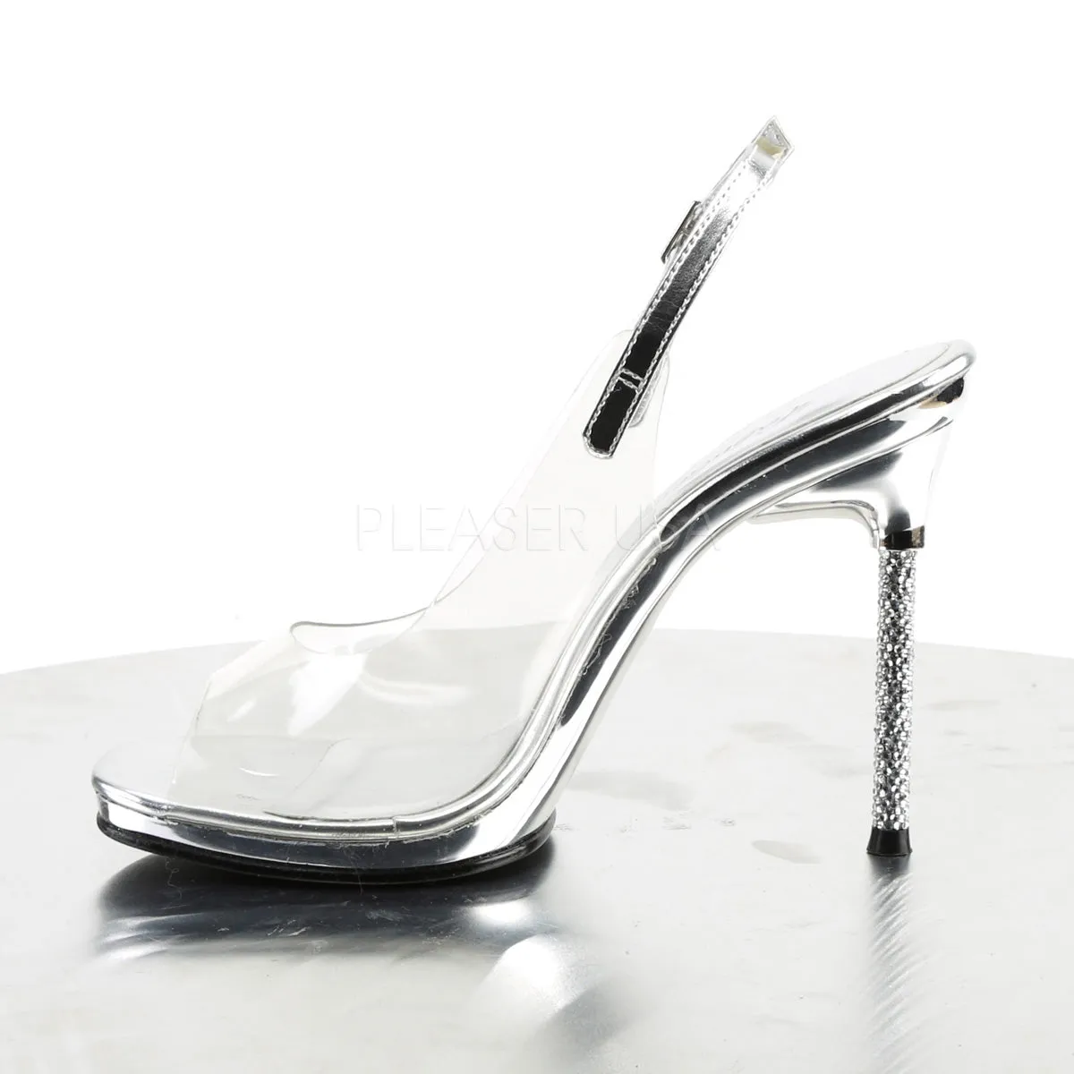 CHIC-18  Clear-Silver Pu/Silver Chrome