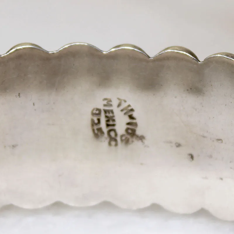 Chic Taxco Sterling Silver Clamper Bracelet