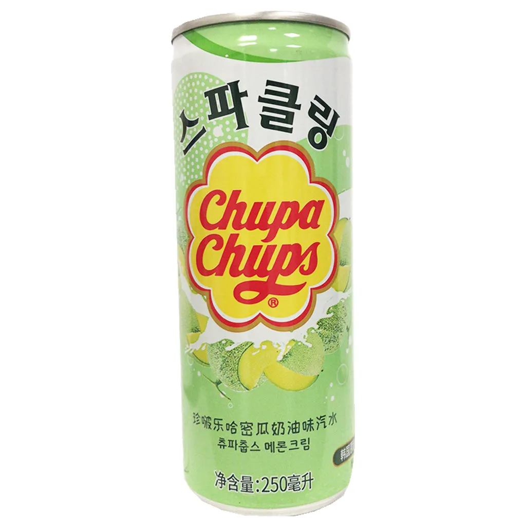 Chupa Chups Drink Cantaloupe 250ml ~ 棒棒糖汽水哈密瓜 250ml