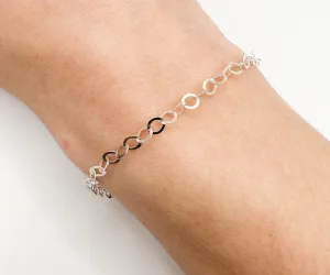 Cindy Bracelet - Flat Cable Chain