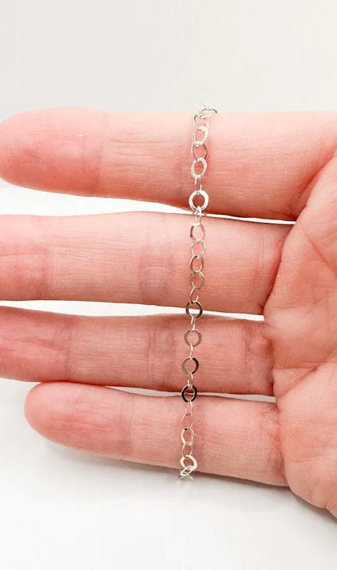 Cindy Bracelet - Flat Cable Chain