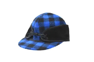 CL1-170C Hat Railroad Buffalo Plaid Suede Front