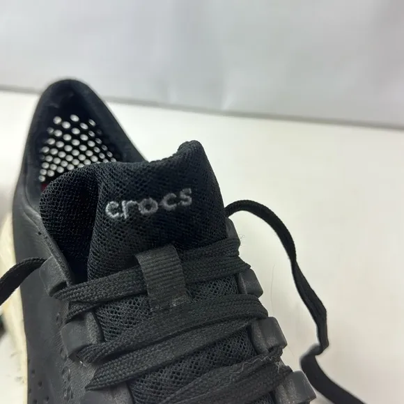 Crocs LiteRide Pacer Black Lace Up Men’s Sneakers