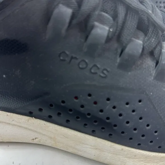Crocs LiteRide Pacer Black Lace Up Men’s Sneakers