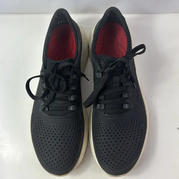 Crocs LiteRide Pacer Black Lace Up Men’s Sneakers