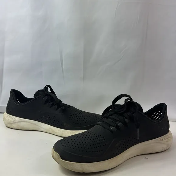 Crocs LiteRide Pacer Black Lace Up Men’s Sneakers