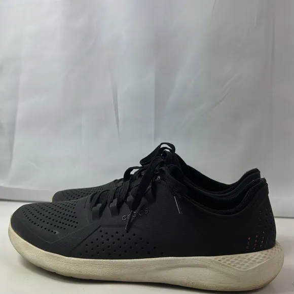 Crocs LiteRide Pacer Black Lace Up Men’s Sneakers