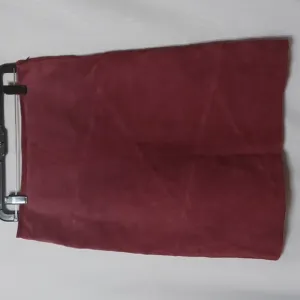 CUERO Women's Genuine Burgundy Suede Leather Skirt. Size 6